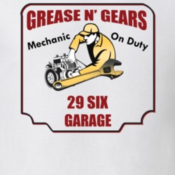 Grease N Gear 29 Six Garage T Shirt