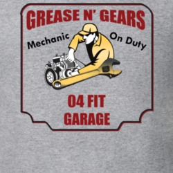 Grease N Gear 04 Fit Garage T Shirt