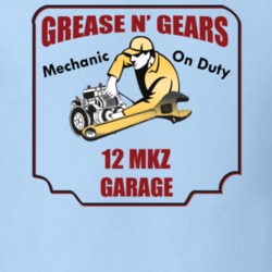 Grease N Gear 12 Mkz Garage T Shirt