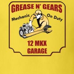 Grease N Gear 12 Mkx Garage T Shirt