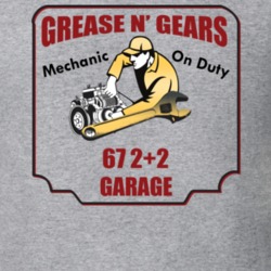 Grease N Gear 67 2+2 Garage T Shirt