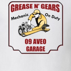 Grease N Gear 09 Aveo Garage T Shirt