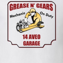 Grease N Gear 14 Aveo Garage T Shirt