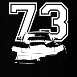 1973 Corvette Stingray Grill Year Dark Color Shirt