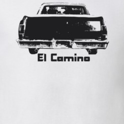 1965 EL Camino Rear Model Light Color T Shirt