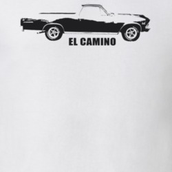 1965 EL Camino Side Model Dark Color T Shirt