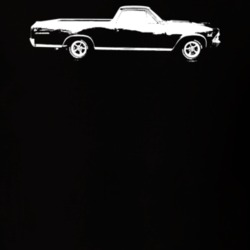 1965 EL Camino Side Dark Color T Shirt