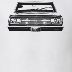 1965 EL Camino Grill White Color T Shirt