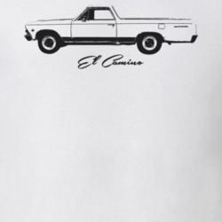 1966 El Camino Side Model Light Color T Shirt
