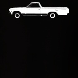 1966 El Camino Side Dark Color T Shirt