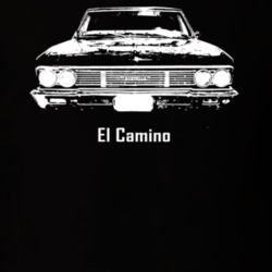1966 El Camino Grill Model Dark Color T Shirt