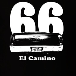 1966 El Camino Rare Year Model Dark Color T Shirt