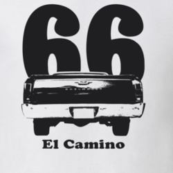 1966 El Camino Rare Year Model Light Color T Shirt