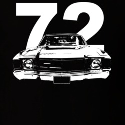 1972 El Camino Grill Dark Color T Shirt