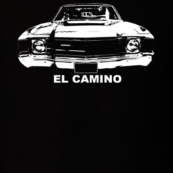 1972 El Camino Grill Model Dark Color T Shirt