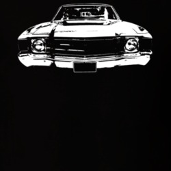 1972 El Camino Grill Dark Color T Shirt