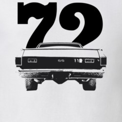 1972 El Camino Rear Year Light Color T Shirt