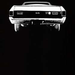 1972 El Camino Rear Dark Color T Shirt