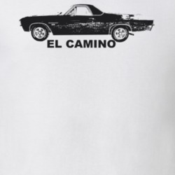 1972 El Camino Side Model Light Color T Shirt