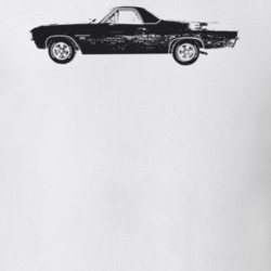 1972 El Camino Side Light Color T Shirt