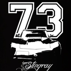 1973 Stingray Grill View Year Model Dark Shirt