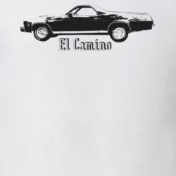 1973 El Camino Side Model Light Color T Shirt