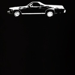 1973 El Camino Side Dark Color T Shirt