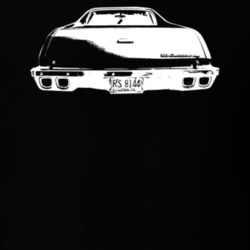 1973 El Camino Rear Dark Color T Shirt