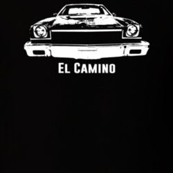1973 El Camino Grill Model Dark Color T Shirt