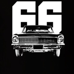 1966 ll SS 327 Grill Year Dark Color T Shirt