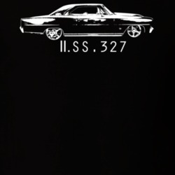 1966 ll SS 327 Side Model Dark Color T Shirt