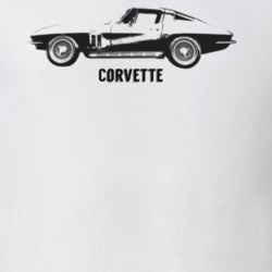 1966 Corvette Side Model Light Color T shirt