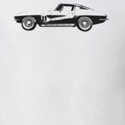 1966 Corvette Side Light Color T shirt