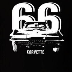1966 Corvette Grill Year Model Dark Color T Shirt