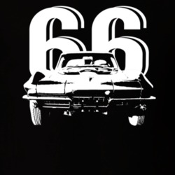 1966 Corvette Grill Year Dark Color T Shirt