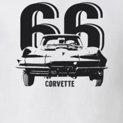 1966 Corvette Grill Year Model Light Color T Shirt