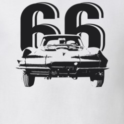 1966 Corvette Grill Year Light Color T Shirt