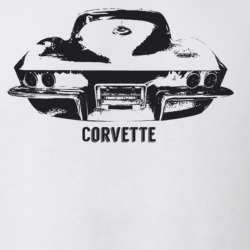 1966 Corvette Rear Model Light Color T shirt