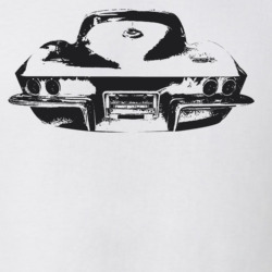 1966 Corvette Rear Light Color T shirt