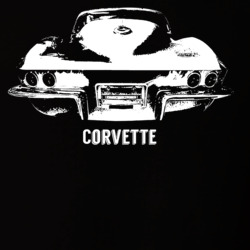 1966 Corvette Rear Model Dark Color T shirt