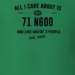 All I Care About Is My 71 N600 And Beer Funny T Shirt