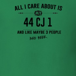 All I Care About Is My 44 Cj 1 And Beer Funny T Shirt