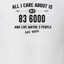 All I Care About Is My 83 6000 And Beer Funny T Shirt