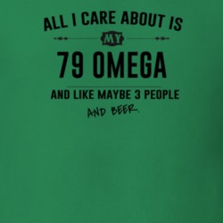 All I Care About Is My 79 Omega And Beer Funny T Shirt