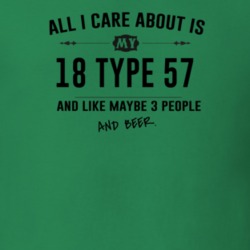 All I Care About Is My 18 Type 57 And Beer Funny T Shirt