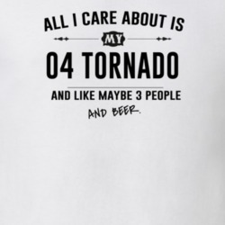 All I Care About Is My 04 Tornado And Beer Funny T Shirt