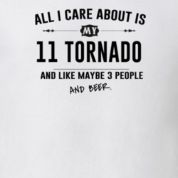 All I Care About Is My 11 Tornado And Beer Funny T Shirt