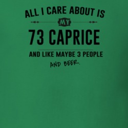 All I Care About Is My 73 Caprice And Beer Funny T Shirt