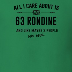 All I Care About Is My 63 Rondine And Beer Funny T Shirt