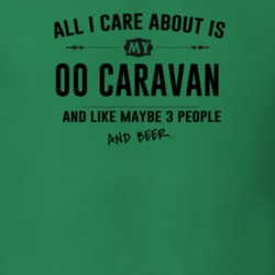 All I Care About Is My 00 Caravan And Beer Funny T Shirt